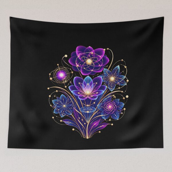 Item preview, Quantum Garden Particle Physics Flowers designed and sold by BoyleDesignShop.
