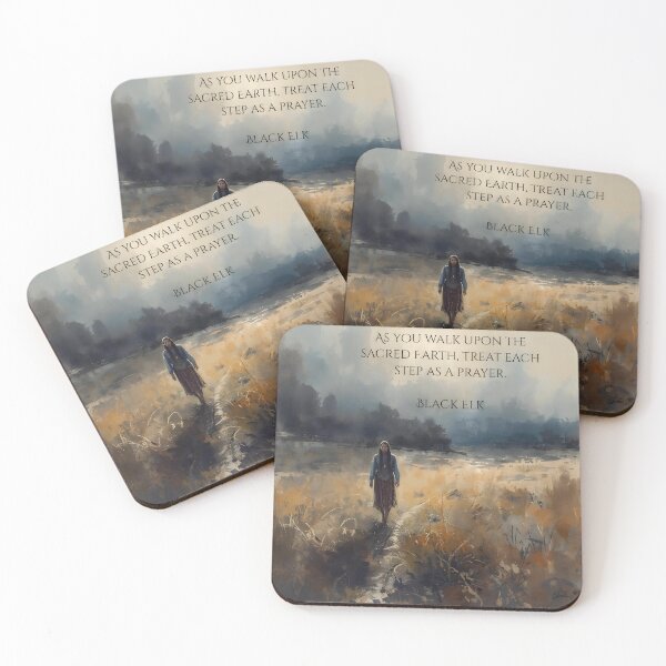 Item preview, As You Walk Upon The Sacred Earth, Black Elk designed and sold by Old Barn Studios.