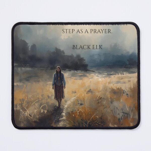 Item preview, As You Walk Upon The Sacred Earth, Black Elk designed and sold by Old Barn Studios.