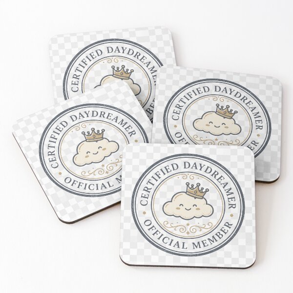 Item preview, Certified Daydreamer Minimalist Vintage Badge Design designed and sold by ImagineDraws.