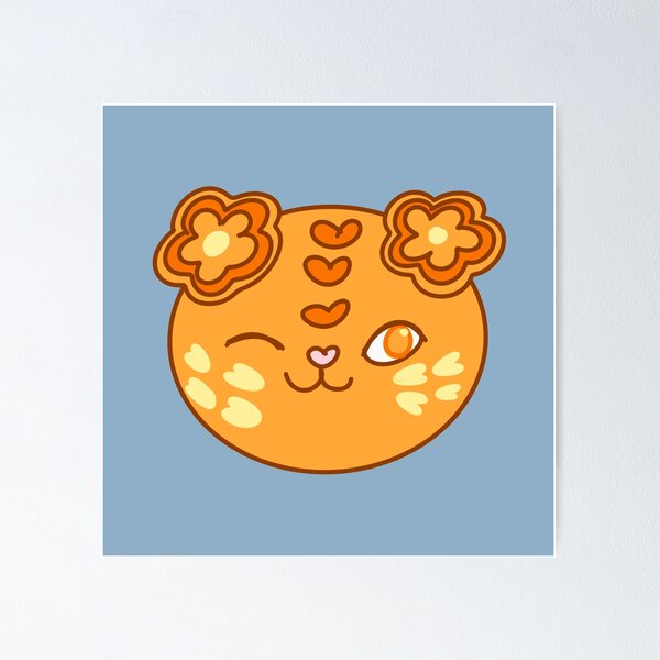 Item preview, Winking Love Cat designed and sold by BritishDelights.