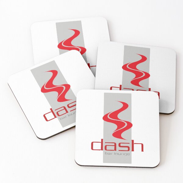 Item preview, Dash Bar Lounge Modern Red Wave Logo designed and sold by LuislpArt.