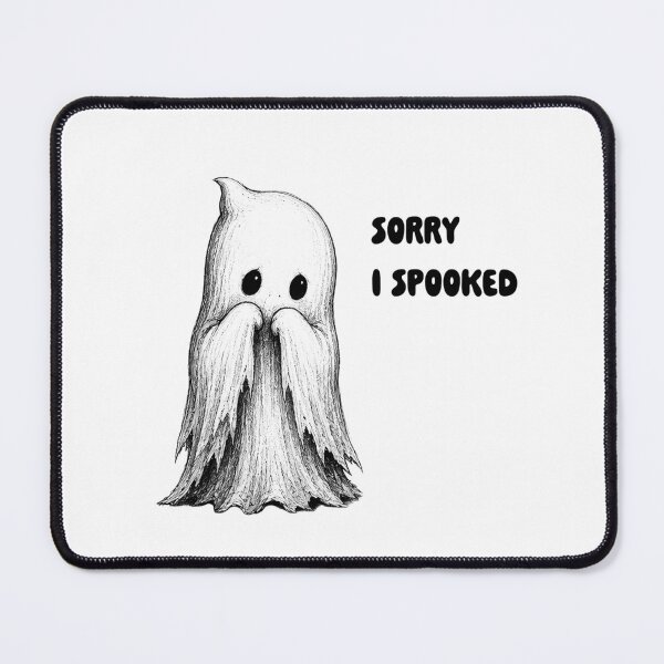 Item preview, halloween cute ghost got scared designed and sold by Kromia.