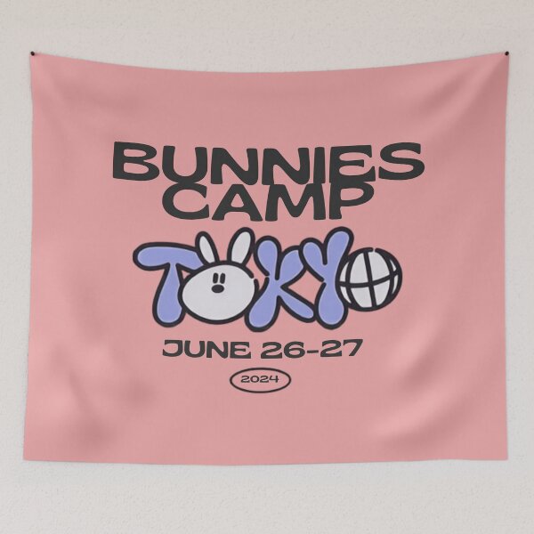 Item preview, Bunnies Camp Tokyo designed and sold by KapowStickers.