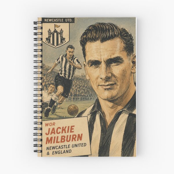 Item preview, Wor Jackie Milburn - Trading Card designed and sold by halibutgoatramb.