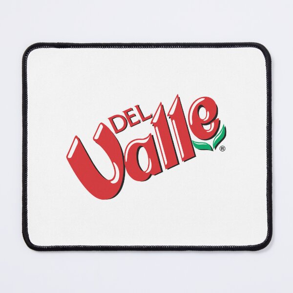 Item preview, Del Valle Dynamic Red Script Logo designed and sold by LuislpArt.