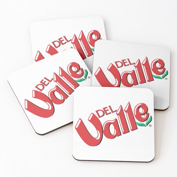 Item preview, Del Valle Dynamic Red Script Logo designed and sold by LuislpArt.