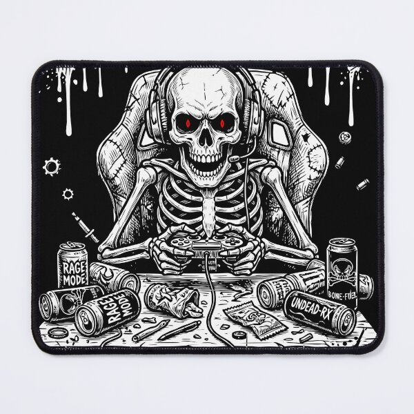 Item preview, Game Over Respawn Me Gamer Skeleton Gamer Motif designed and sold by Conpo.