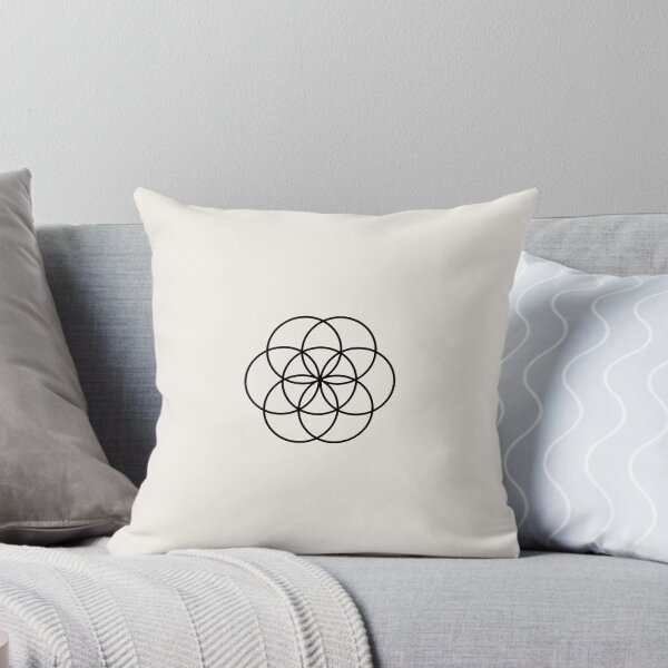 Item preview, Seed of Life in Black and White designed and sold by GemsAnatomy.