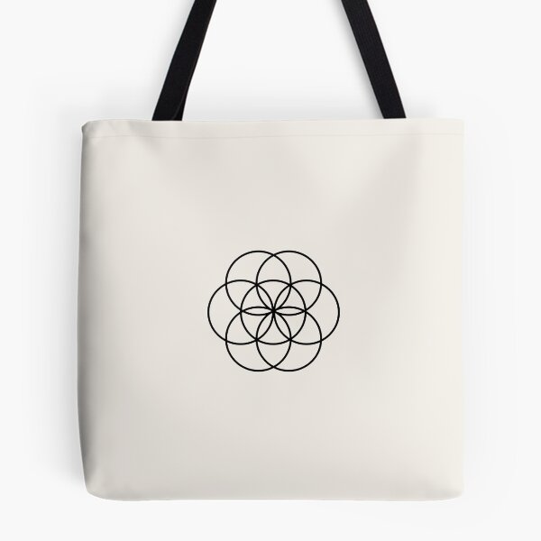 Item preview, Seed of Life in Black and White designed and sold by GemsAnatomy.