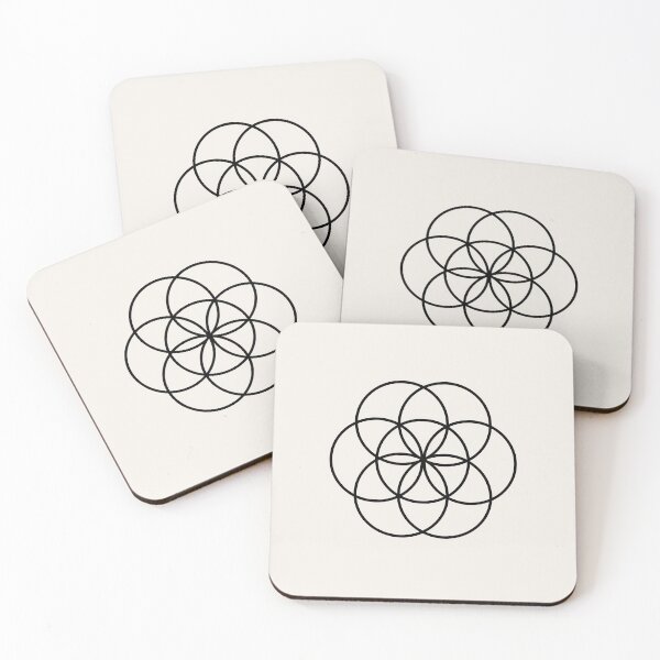 Item preview, Seed of Life in Black and White designed and sold by GemsAnatomy.