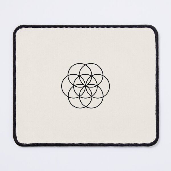 Item preview, Seed of Life in Black and White designed and sold by GemsAnatomy.