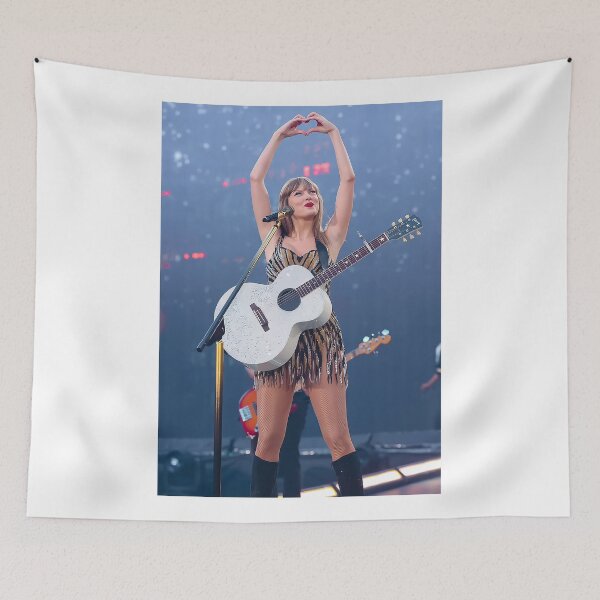 Item preview, Heart Hands Concert Guitar Illustration Taylor Poster designed and sold by feledbackom.