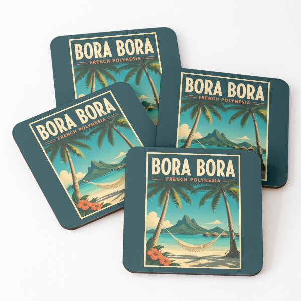 Item preview, Bora Bora - French Polynesia  designed and sold by GoodOldVintage.