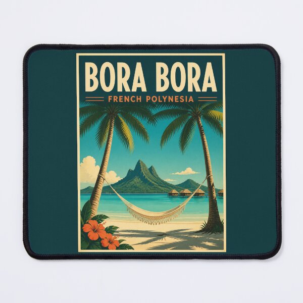 Item preview, Bora Bora - French Polynesia  designed and sold by GoodOldVintage.