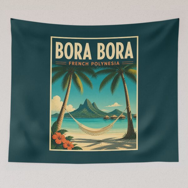 Item preview, Bora Bora - French Polynesia  designed and sold by GoodOldVintage.