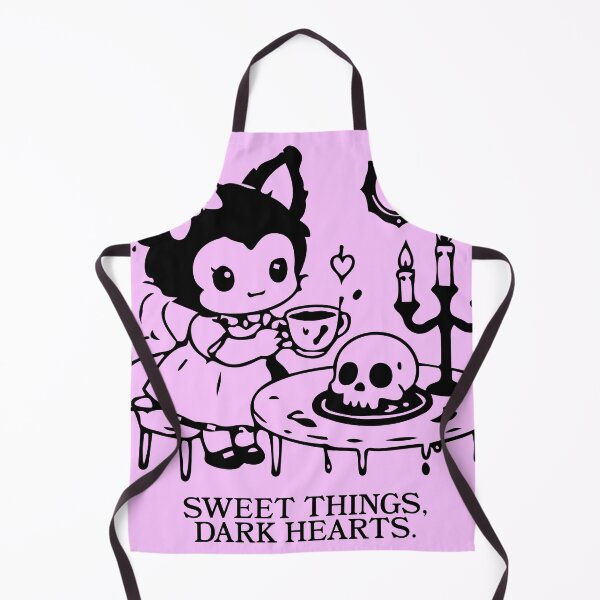 Item preview, Pastel Goth Devil Girl | Sweet Things, Dark Hearts | Kawaii Gothic Illustration designed and sold by gothattic.