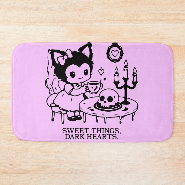 Item preview, Pastel Goth Devil Girl | Sweet Things, Dark Hearts | Kawaii Gothic Illustration designed and sold by gothattic.