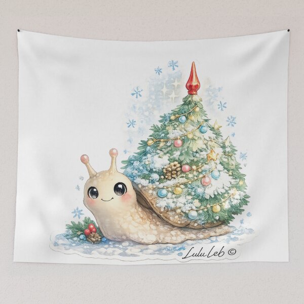 Item preview, Christmas Tree Snail designed and sold by LuluLeb.