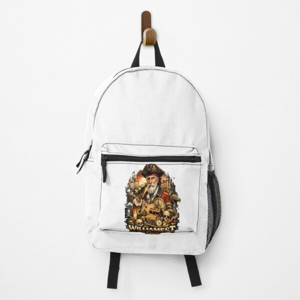 Item preview, Williamest Pirate Treasure Hunter Vintage Adventure Skull Graphic designed and sold by CatLovers Studio.