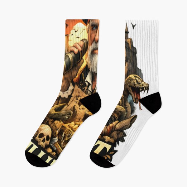Item preview, Williamest Pirate Treasure Hunter Vintage Adventure Skull Graphic designed and sold by CatLovers Studio.