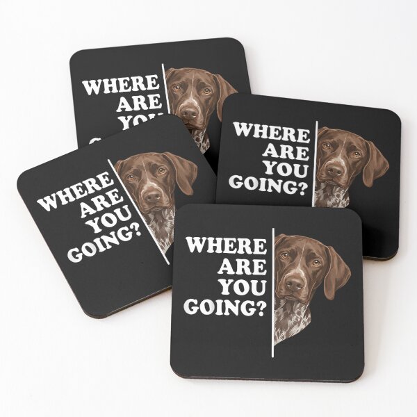 Item preview, Funny German Shorthaired Pointer Dog Peeking Where Are You Going Design designed and sold by RuperDelois.