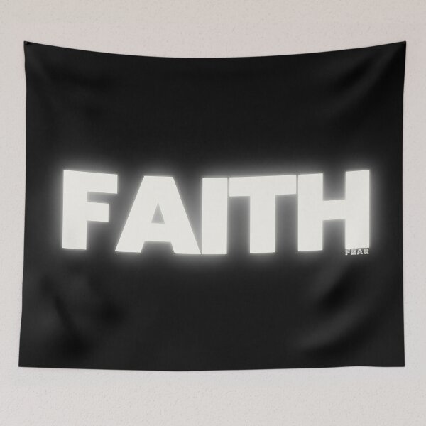 Item preview, Faith Over Fear Minimalist Christian Streetwear Faith Wins designed and sold by Skotecky.