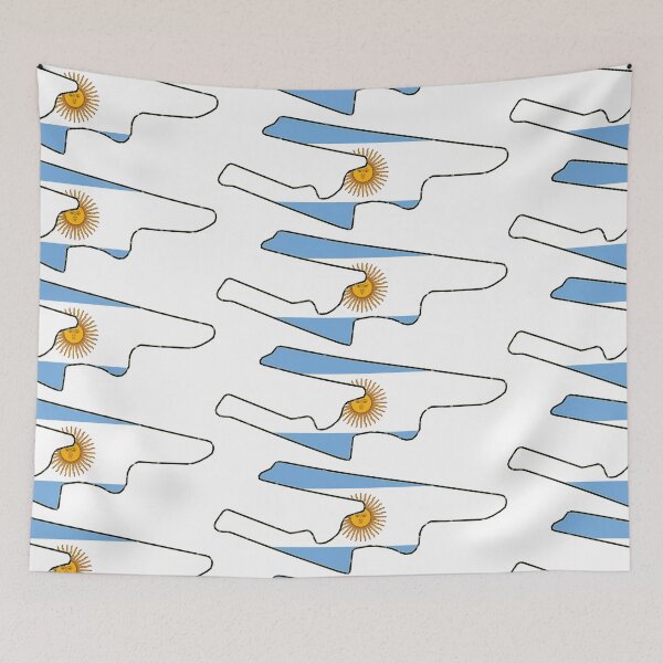 Item preview, San Juan Villicum Circuit with the national flag designed and sold by p-Phictures4.