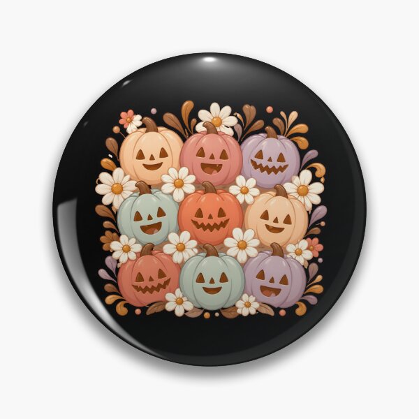 Item preview, Retro Pastel Halloween Pumpkin funny Spooky gift  designed and sold by Amzkao.