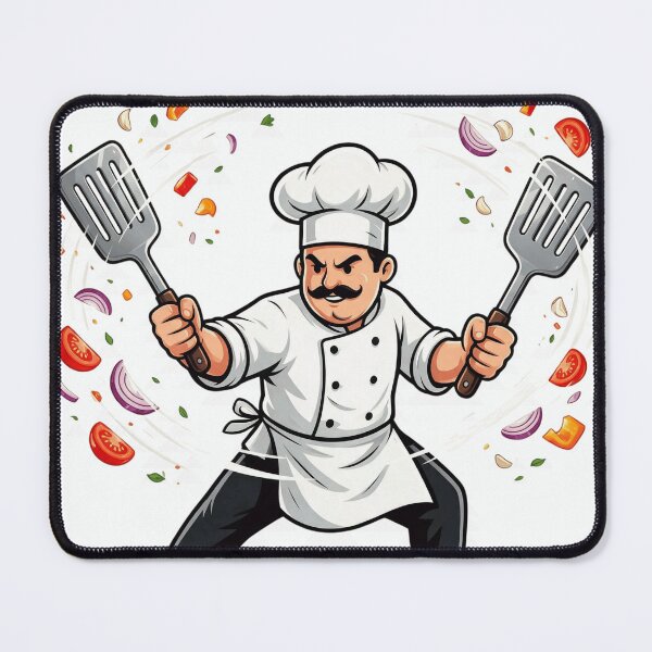 Item preview, Chef wielding spatulas like swords designed and sold by DVerse Studio.