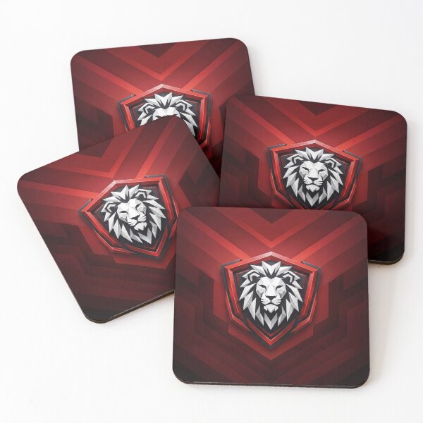 Item preview, Lion Theme - Heroic Rank Badge Battle Royale Gaming Design designed and sold by StickerHavenn.