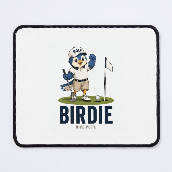 Item preview, Birdie Blue Bird Premium Golf Mascot Design designed and sold by SILENT JAPAN.