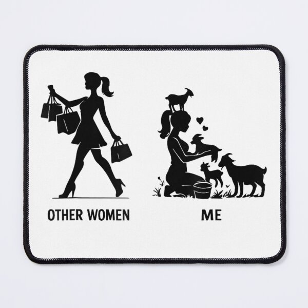 Item preview, Funny Other Women Vs Me Goat Lady Farmer Silhouette Graphic Design designed and sold by RuperDelois.