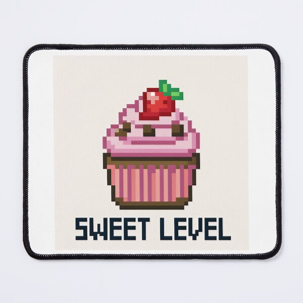 Item preview, Retro 8-Bit Pixel Art Cupcake Sweet Level designed and sold by C-Plus-Home.
