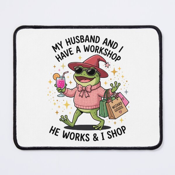 Item preview, My Wife And I Have A Workshop I Work And She Shops Marriage Humor Gift designed and sold by Doodleoub.