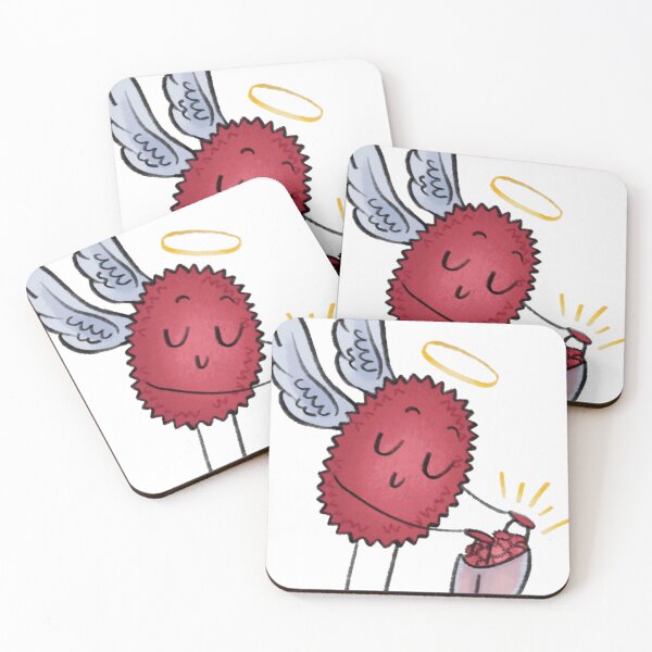 Item preview, Red Fluffy Angel Monster designed and sold by ben-carter-vcl.
