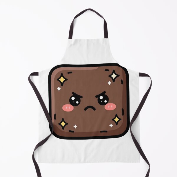 Item preview, Cute Grumpy Kawaii Brownie Cartoon | Adorable Brownie Sticker & Gift Design designed and sold by Rood Art Studio.