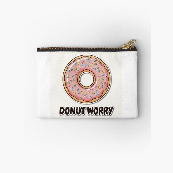 Item preview, Don't Worry Kawaii Glazed Donut Pun designed and sold by C-Plus-Home.