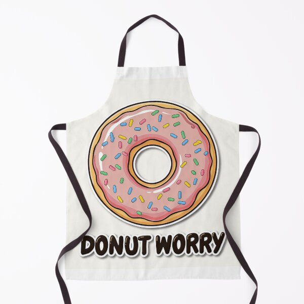 Item preview, Don't Worry Kawaii Glazed Donut Pun designed and sold by C-Plus-Home.
