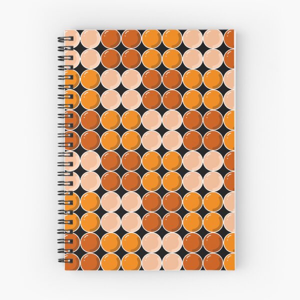 Item preview, Modern Orange Bubble Circle Seamless Pattern designed and sold by Aries Creation Store.