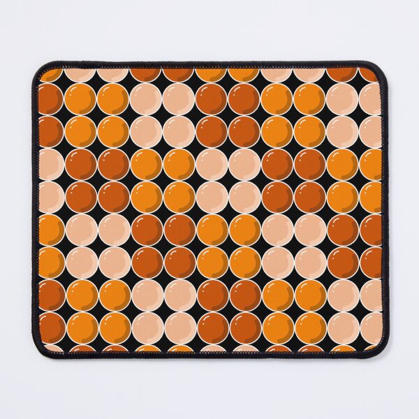 Item preview, Modern Orange Bubble Circle Seamless Pattern designed and sold by Aries Creation Store.