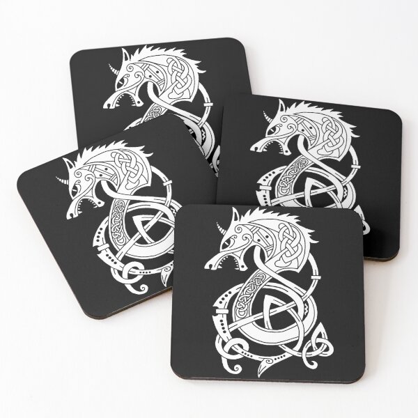 Item preview, Viking dragon-wolf (white) designed and sold by Lagueny.
