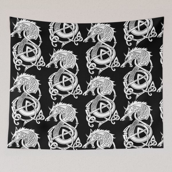 Item preview, Viking dragon-wolf (white) designed and sold by Lagueny.