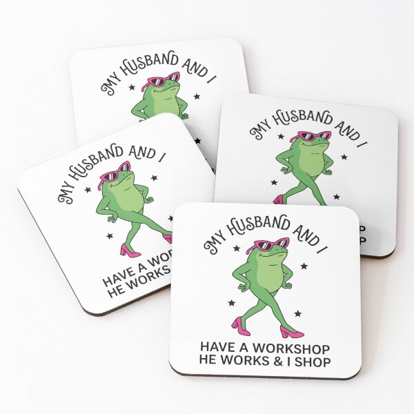 Item preview, My Wife And I Have A Workshop I Work And She Shops Husband Wife Humor Gift designed and sold by Doodleoub.