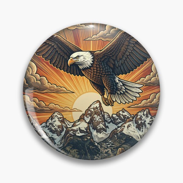 Item preview, Cosmic Liberty Bald Eagle Art designed and sold by pohapoha181.