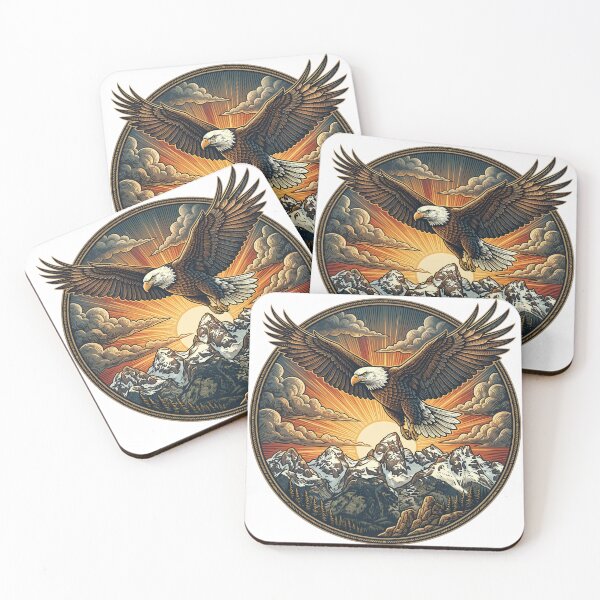 Item preview, Cosmic Liberty Bald Eagle Art designed and sold by pohapoha181.
