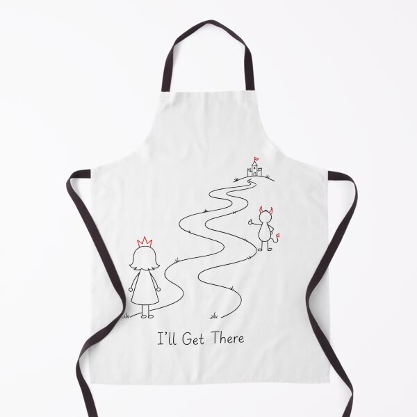 Item preview, I'll Get There. | Life Journey Motivational Quote | Princess & Devil designed and sold by byMosia.