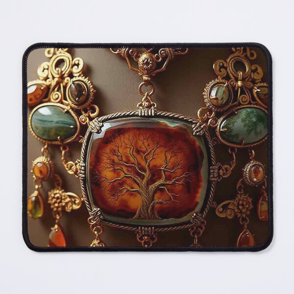 Item preview, Elegant Gold Tree of Life Necklace Design designed and sold by MFMart.