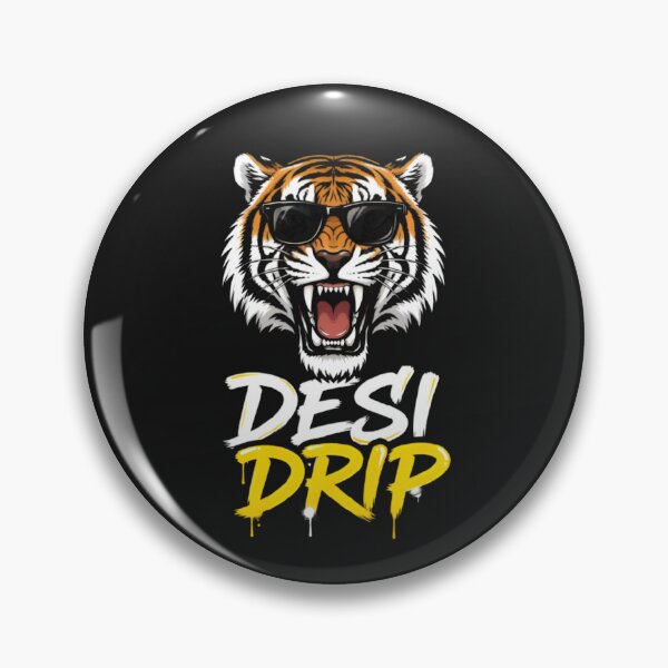 Item preview, desi trip with lion and goggle designed and sold by : CraftyVibes.