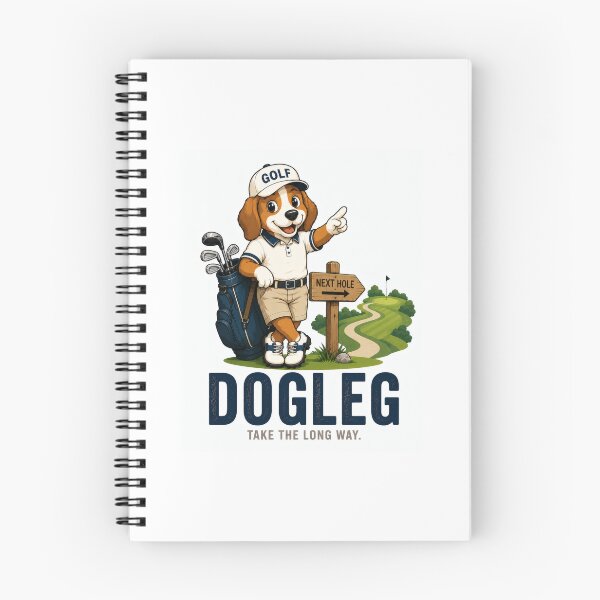 Item preview, Dogleg Golf Puppy Premium Golf Mascot Design designed and sold by SILENT JAPAN.